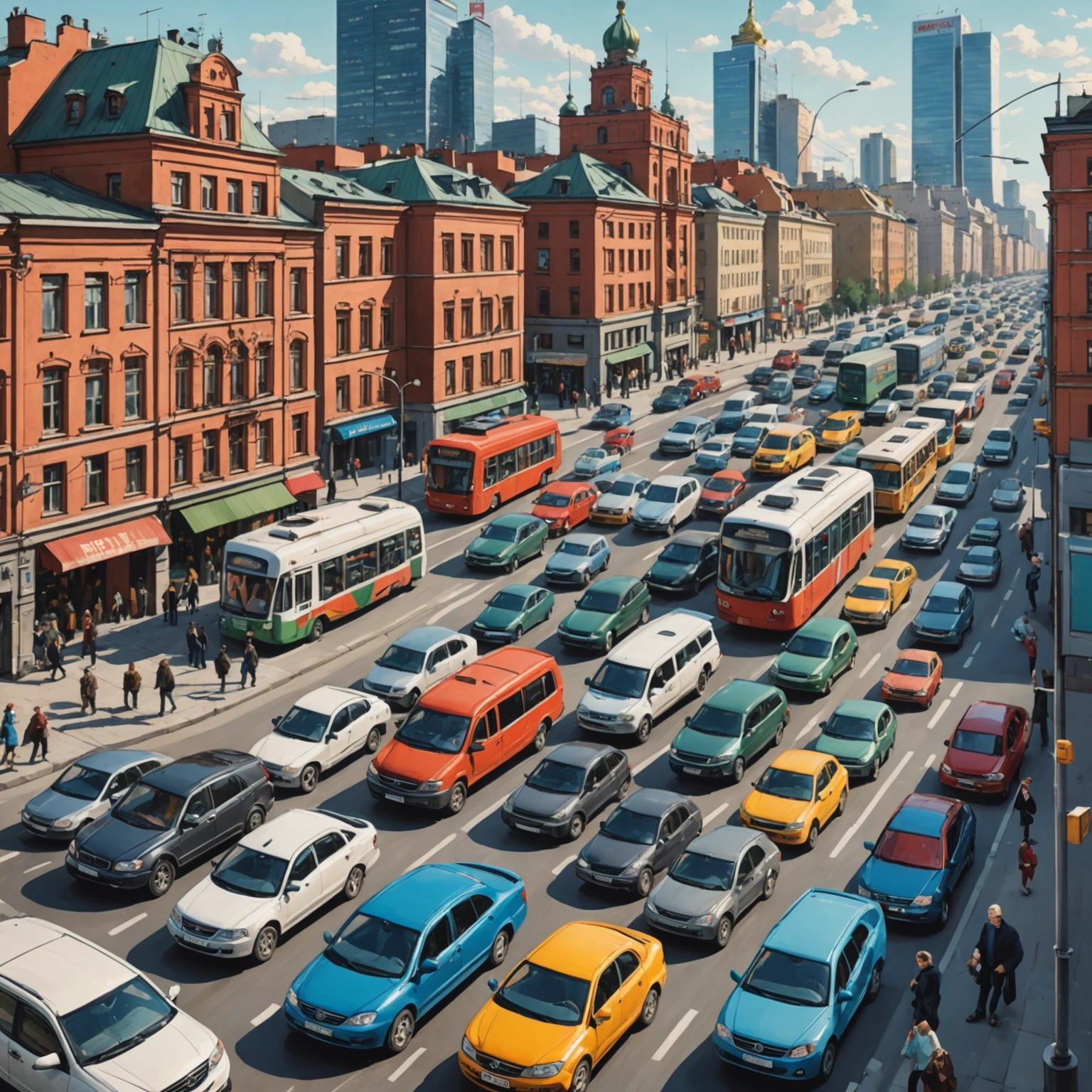 Эффективные решения для перевозок пассажиров в современном городе России