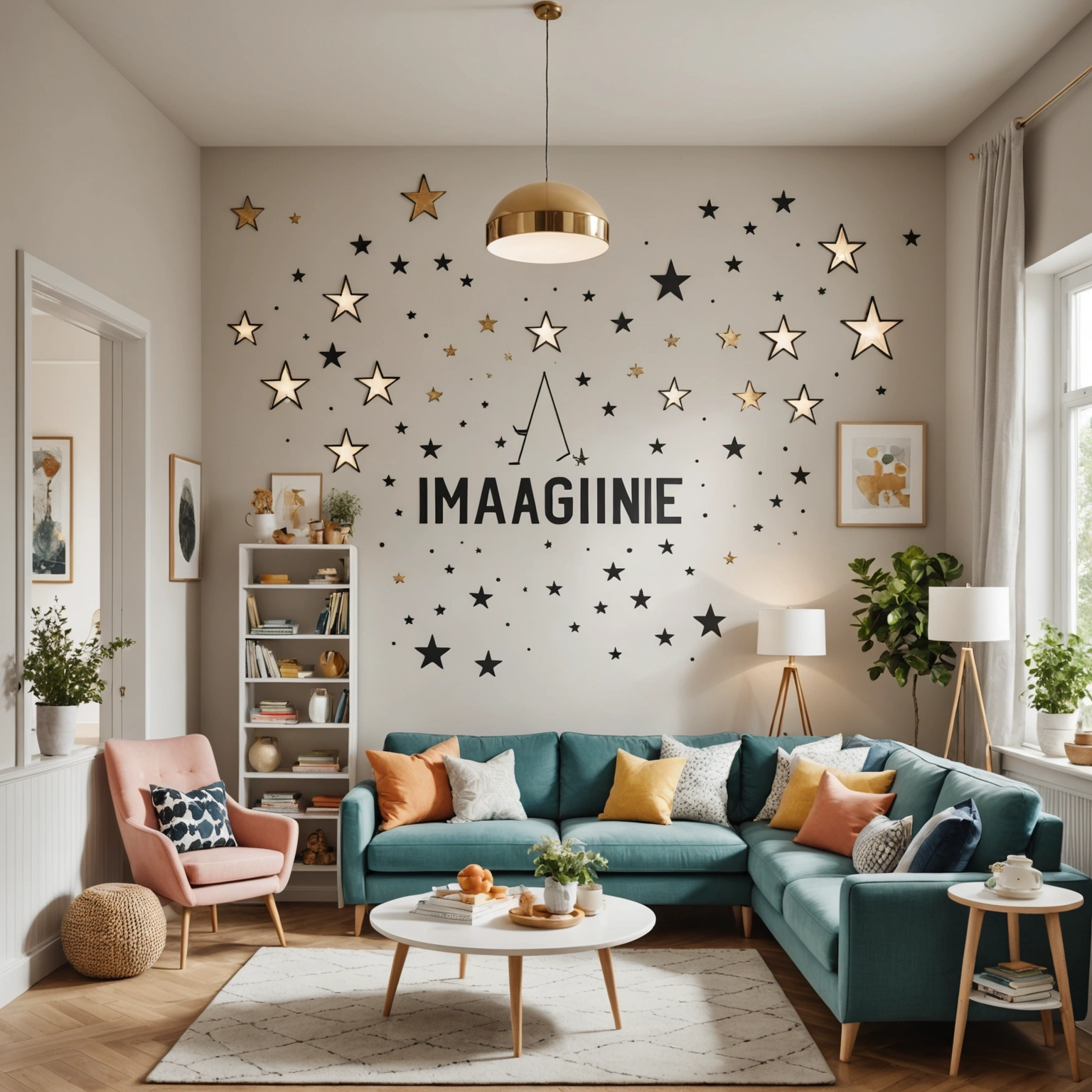 Как преобразить интерьер с помощью необычного декора: наклейки объемные стену и наклейки звезды