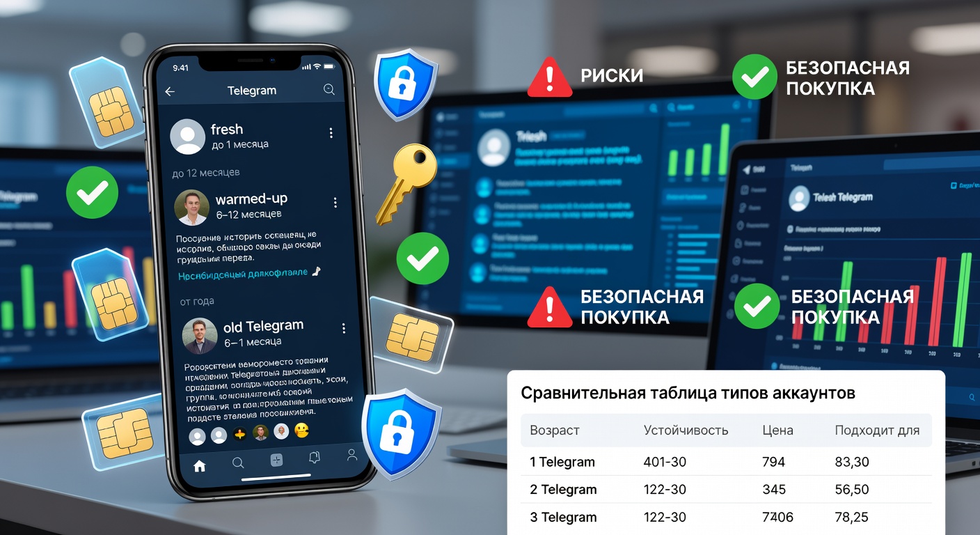 Как выбрать и купить аккаунт Telegram безопасно: большой выбор, гарантия и низкие цены