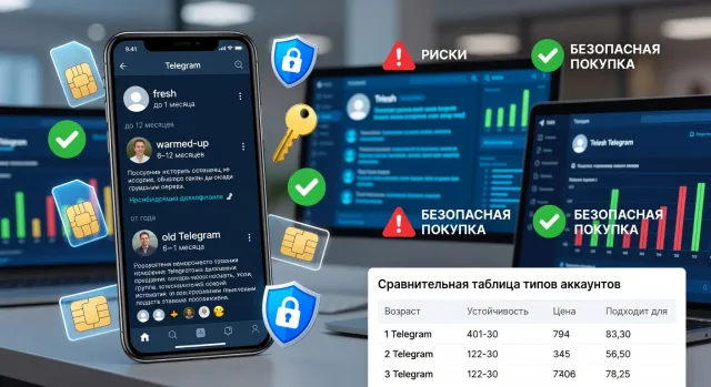 Как выбрать и купить аккаунт Telegram безопасно: большой выбор, гарантия и низкие цены